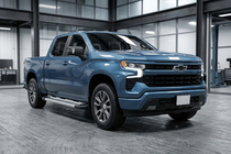 Chevrolet Silverado 2019– Sānu pakāpieni New Vision Grey (2 gab., alumīnijs) foto 1