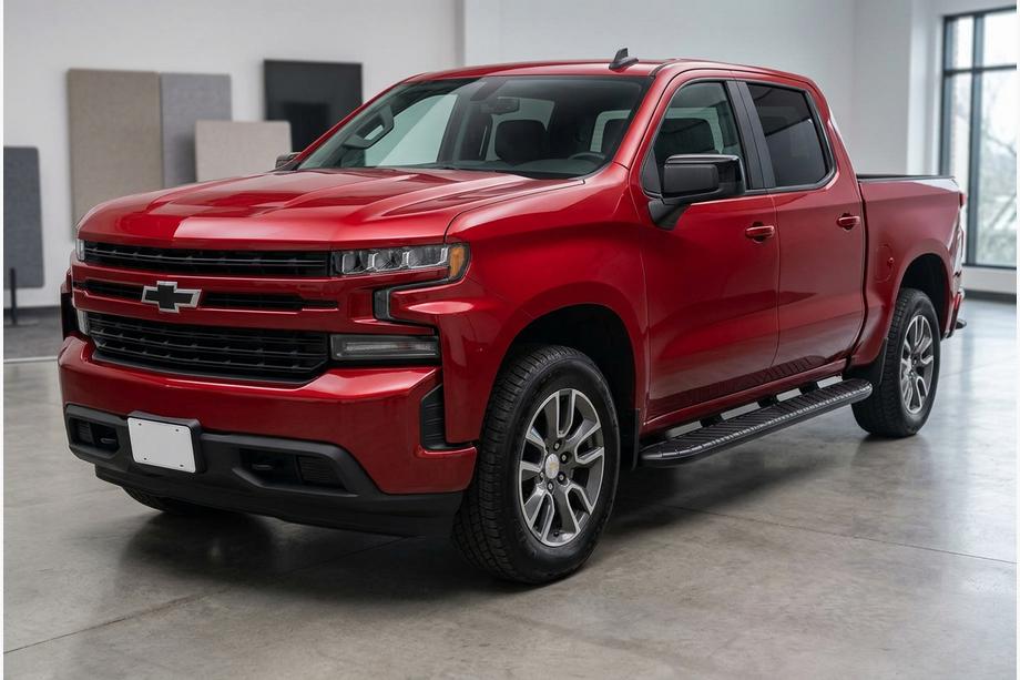 Chevrolet Silverado 2019– Sānu pakāpieni Bosphorus Black (2 gab., alumīnijs) Image