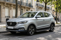 MG ZS 2017–2024 Sānu sliekšņi Allmond Black (2 gab., alumīnijs) foto 1