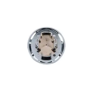 Aizbāznis emblēmas vietā uz motora pārsega Mercedes (zils un hroms, 57 mm) foto 3