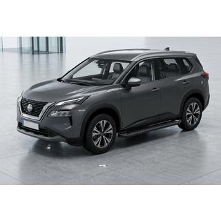 Sānu sliekšņi Allmond Black (2 gab., alumīnijs) Nissan X-trail T33/Rogue 2022– foto 1
