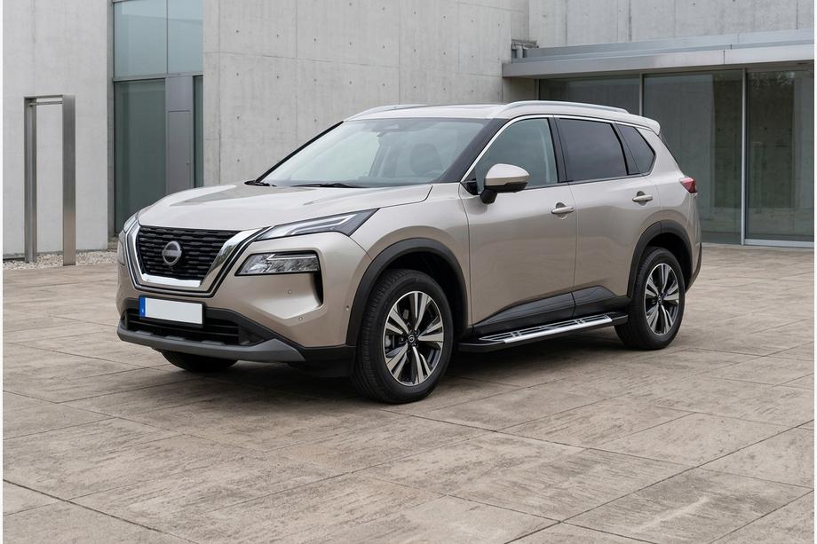 Nissan X-trail T33/Rogue 2022– Sānu sliekšņi Sunrise (2 gab., alumīnijs) Foto 1
