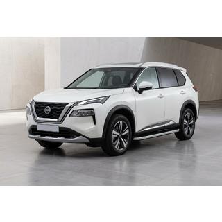 Sānu sliekšņi Tayga Grey (2 gab., alumīnijs) Nissan X-trail T33/Rogue 2022– foto 1
