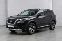 Nissan X-trail T33/Rogue 2022– Sānu kāpšļi Tayga Black (2 gab., alumīnijs) foto 1