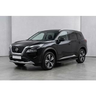 Sānu kāpšļi Tayga Black (2 gab., alumīnijs) Nissan X-trail T33/Rogue 2022– foto 1