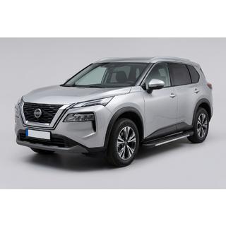 Sānu sliekšņi Bosphore Grey (2 gab., alumīnijs) Nissan X-trail T33/Rogue 2022– foto 1
