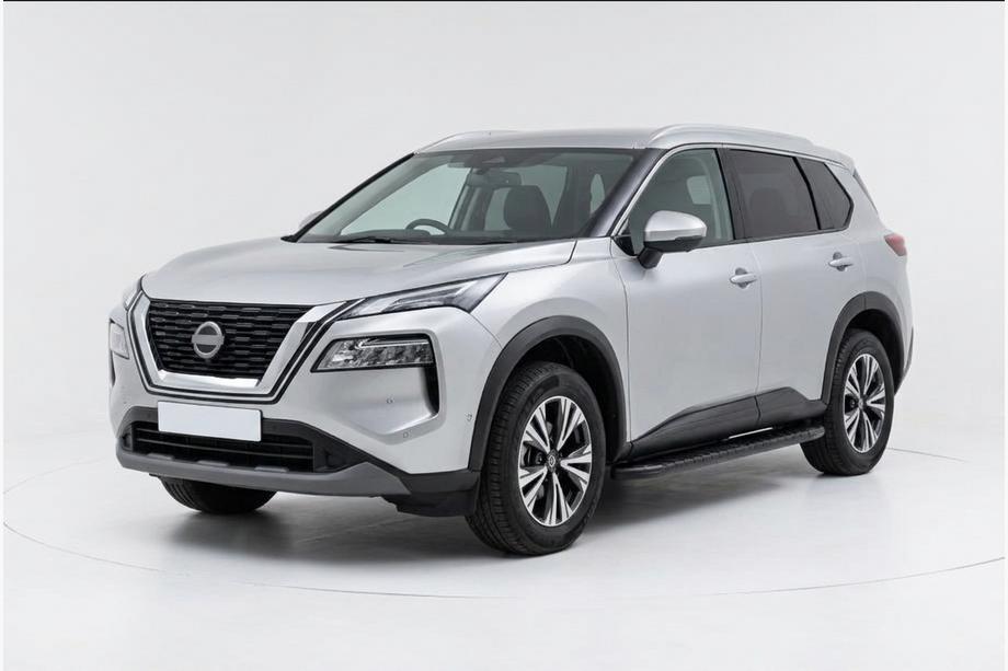 Nissan X-trail T33/Rogue 2022– Sānu sliekšņi Bosphore Black (2 gab., alumīnijs) Foto 1