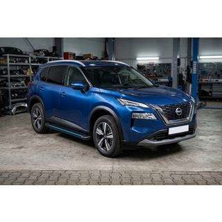 Sānu pakāpieni Maya Blue (2 gab., alumīnijs) Nissan X-trail T33/Rogue 2022– foto 1