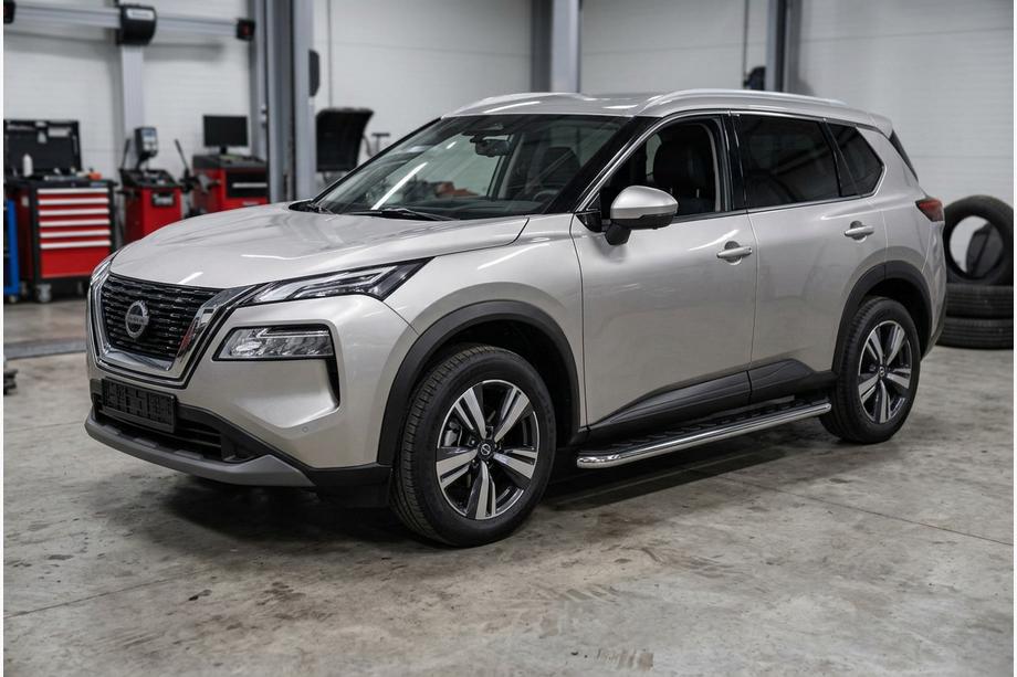 Nissan X-trail T33/Rogue 2022– Sānu kāpšļi Maydos V1 (2 gab., alumīnijs) Foto 1