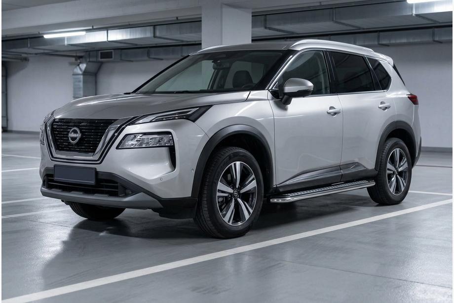 Nissan X-trail T33/Rogue 2022– Sānu pakāpieni Maydos V2 (2 gab., alumīnijs) Foto 1