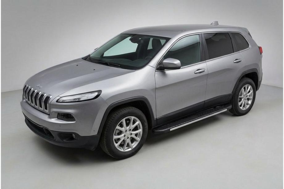 Jeep Cherokee KL 2013– Sānu sliekšņi Bosphore Grey (2 gab., alumīnijs) Image