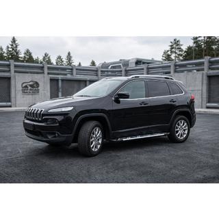 Sānu sliekšņi Sunrise (2 gab., alumīnijs) Jeep Cherokee KL 2013– foto 1