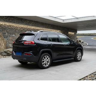 Sānu sliekšņi Allmond Black (2 gab., alumīnijs) Jeep Cherokee KL 2013– foto 1