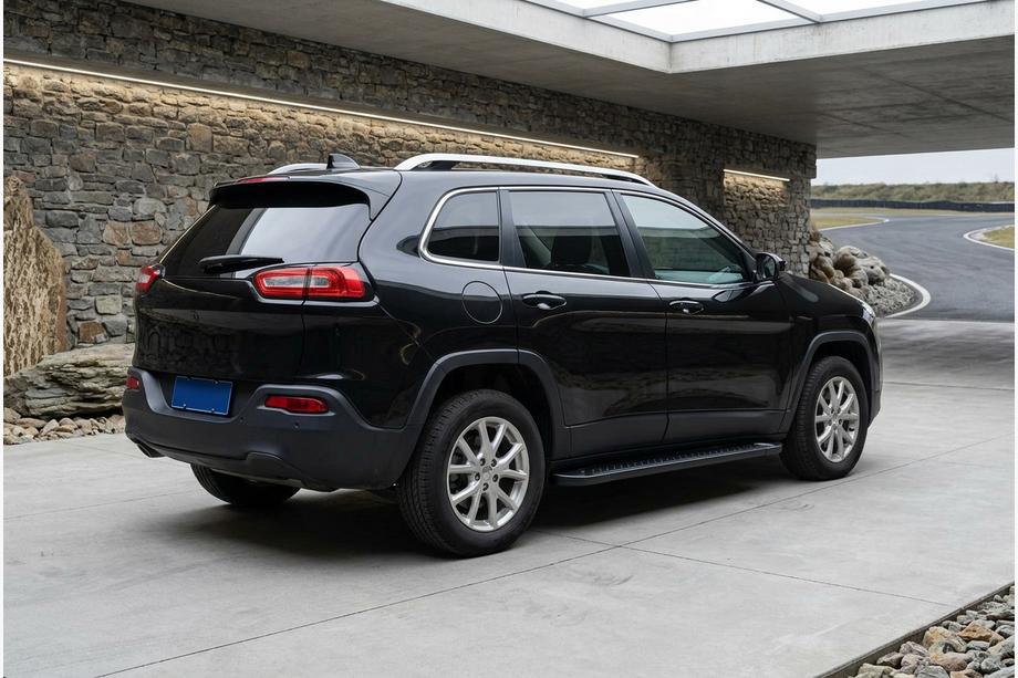 Jeep Cherokee KL 2013– Sānu sliekšņi Allmond Black (2 gab., alumīnijs) Image