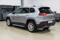 Jeep Cherokee KL 2013– Sānu pakāpieni Allmond Grey (2 gab., alumīnijs) foto 1