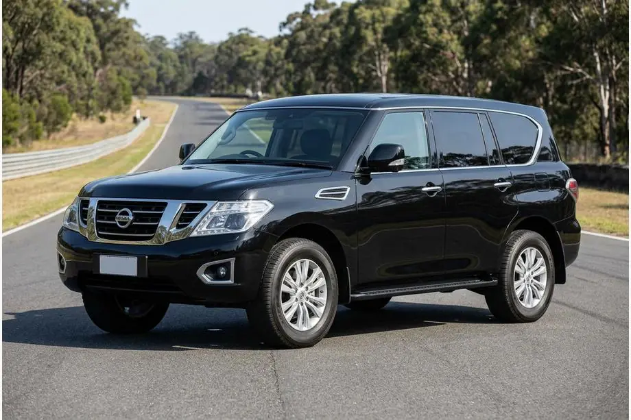 Nissan Armada 2016–2024 Sānu sliekšņi Allmond Black (2 gab., alumīnijs) Image