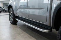 Ford Ranger 2022– Sānu sliekšņi Tayga Grey (2 gab., alumīnijs) foto 1