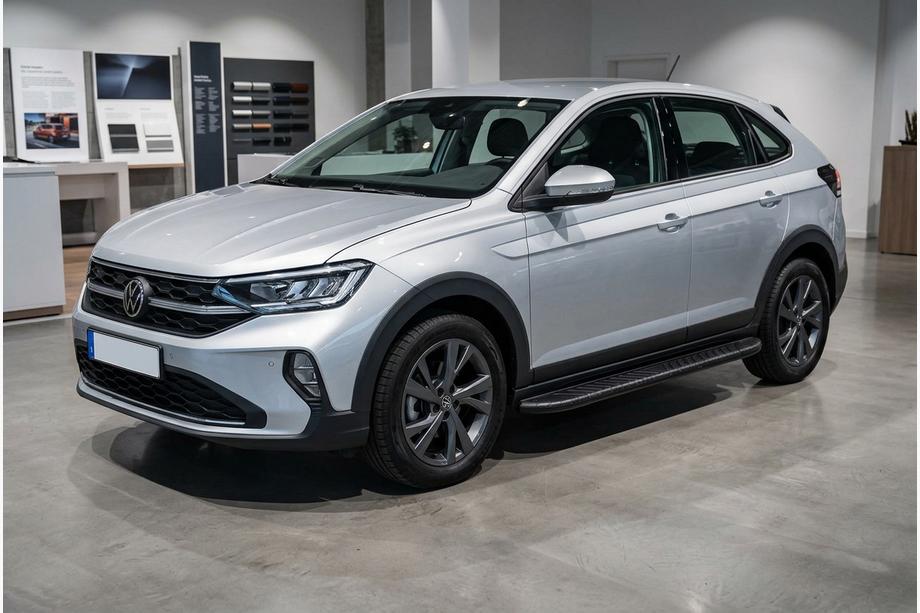 Volkswagen Taigo 2020– Sānu sliekšņi Bosphore Black (2 gab., alumīnijs) Image