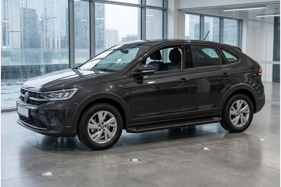 Volkswagen Taigo 2020– Sānu sliekšņi Allmond Black (2 gab., alumīnijs) Image