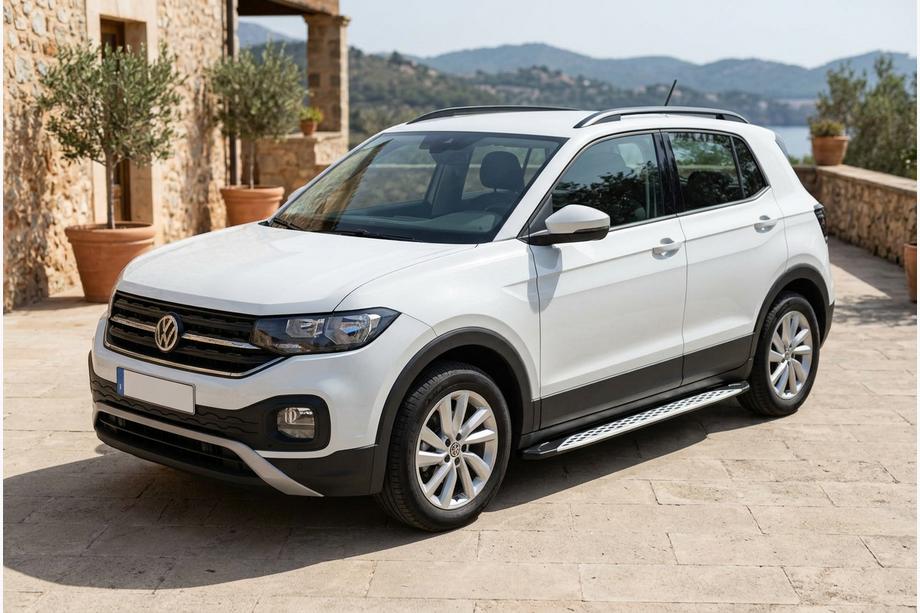 Volkswagen T-Cross 2019– Sānu sliekšņi Shining V1 (2 gab., alumīnijs) Foto 1