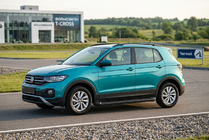 Volkswagen T-Cross 2019– Sānu sliekšņi Allmond Black (2 gab., alumīnijs) foto 1