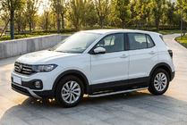 Volkswagen T-Cross 2019– Sānu sliekšņi Tayga Grey (2 gab., alumīnijs) foto 1