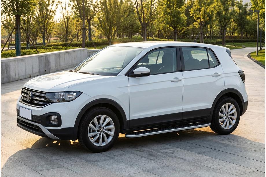 Volkswagen T-Cross 2019– Sānu sliekšņi Tayga Grey (2 gab., alumīnijs) Image