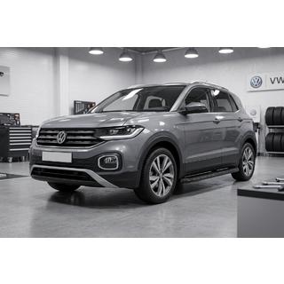Sānu kāpšļi Tayga Black (2 gab., alumīnijs) Volkswagen T-Cross 2019– foto 1