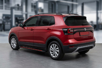 Volkswagen T-Cross 2019– Sānu pakāpieni Maya Red (2 gab., alumīnijs) foto 1