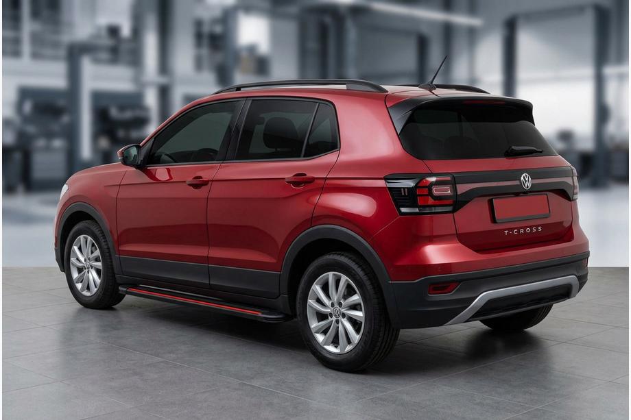 Volkswagen T-Cross 2019– Sānu pakāpieni Maya Red (2 gab., alumīnijs) Image