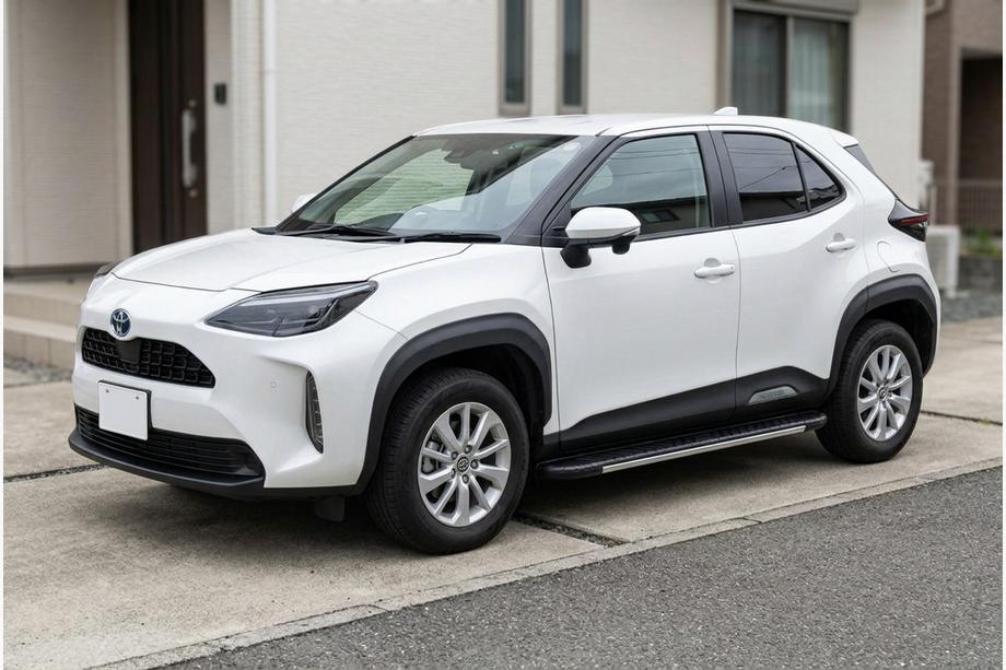 Toyota Yaris/Yaris Cross (XP210) 2020– Sānu sliekšņi Bosphore Grey (2 gab., alumīnijs) Image