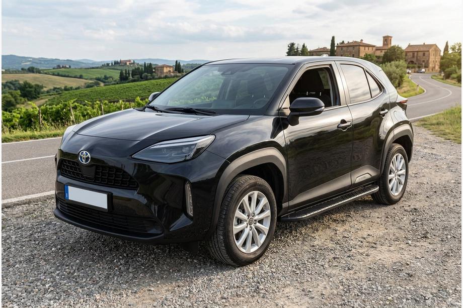 Toyota Yaris/Yaris Cross (XP210) 2020– Sānu sliekšņi Bosphore Black (2 gab., alumīnijs) Image