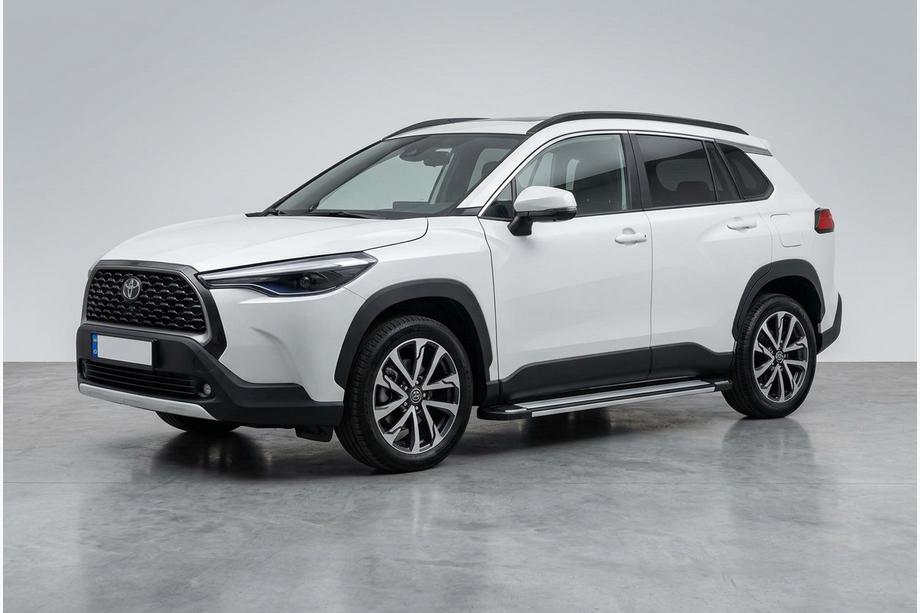 Toyota Corolla Cross 2020– Sānu pakāpieni Rainbow (2 gab., alumīnijs) Image