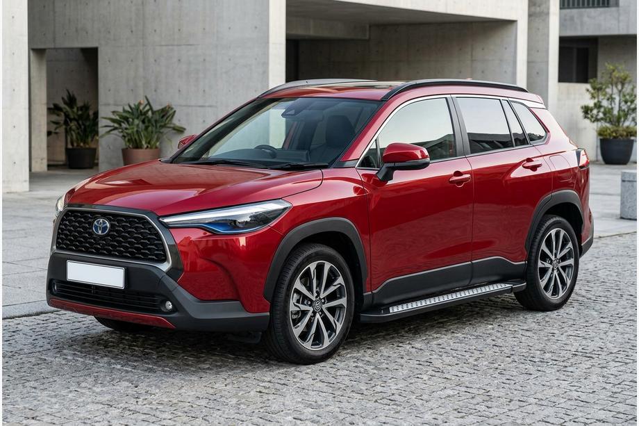 Toyota Corolla Cross 2020– Sānu pakāpieni Vision New Black (2 gab., alumīnijs) Image
