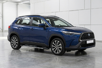 Toyota Corolla Cross 2020– Sānu sliekšņi Bosphore Grey (2 gab., alumīnijs) foto 1