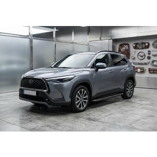 Sānu kāpšļi Tayga Black (2 gab., alumīnijs) foto 1