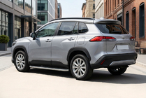 Toyota Corolla Cross 2020– Sānu sliekšņi Tayga Grey (2 gab., alumīnijs) foto 1