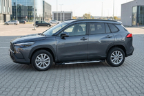 Toyota Corolla Cross 2020– Sānu sliekšņi Sunrise (2 gab., alumīnijs) foto 1