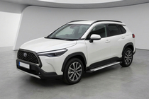 Toyota Corolla Cross 2020– Sānu sliekšņi Line (2 gab., alumīnijs) foto 1