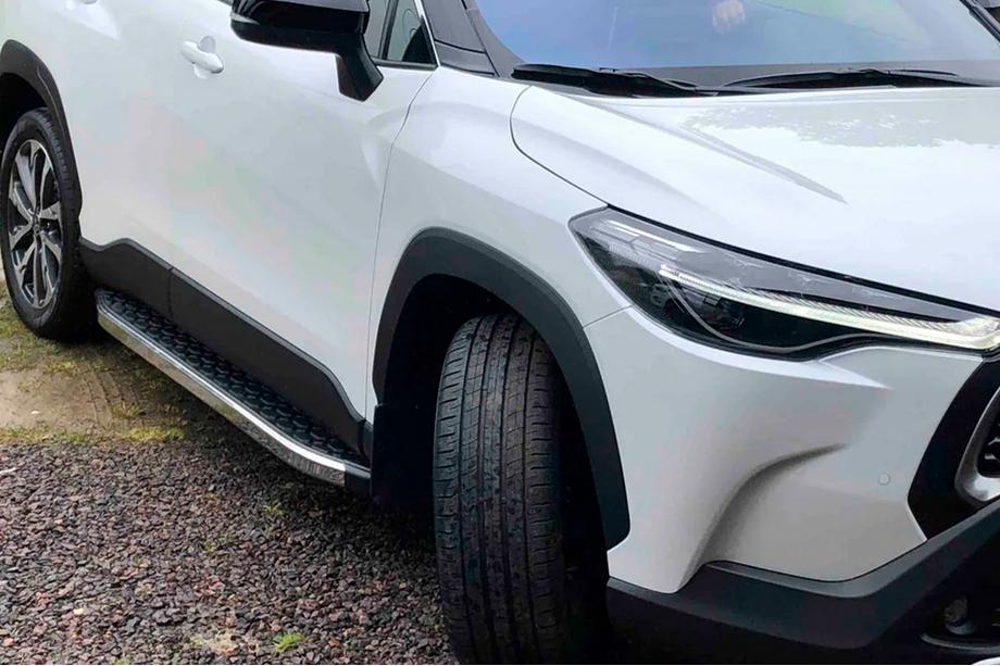 Toyota Corolla Cross 2020– Sānu pakāpieni BlackLine (2 gab., alumīnijs) Image