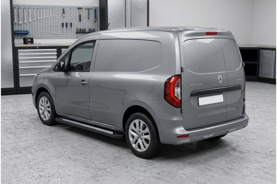 Renault Kangoo/Express 2021– Sānu sliekšņi New Vision Black (2 gab., alumīnijs) Renault Kangoo no 2021↗ Image