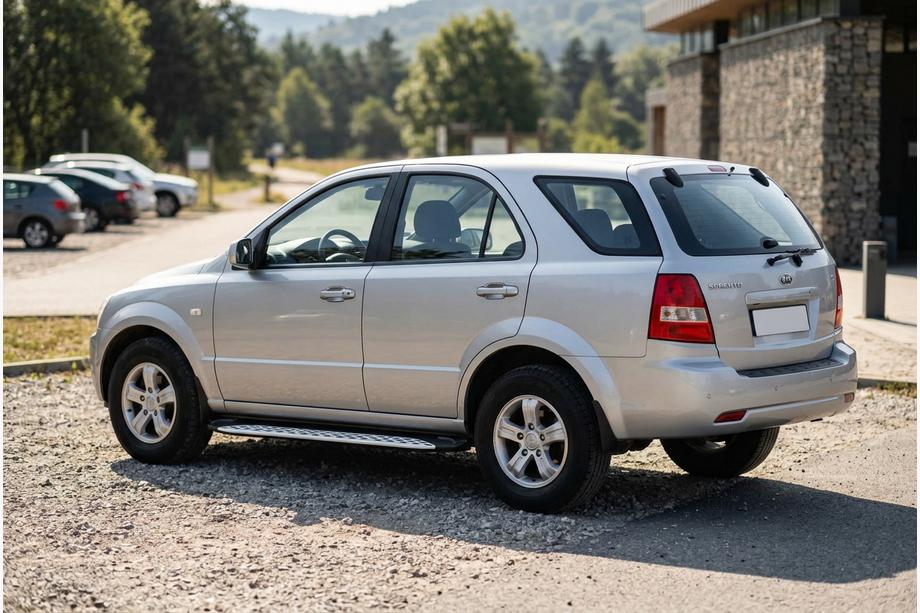 Kia Sorento I BL 2002–2009 Sānu sliekšņi Shining V1 (2 gab., alumīnijs) Foto 1