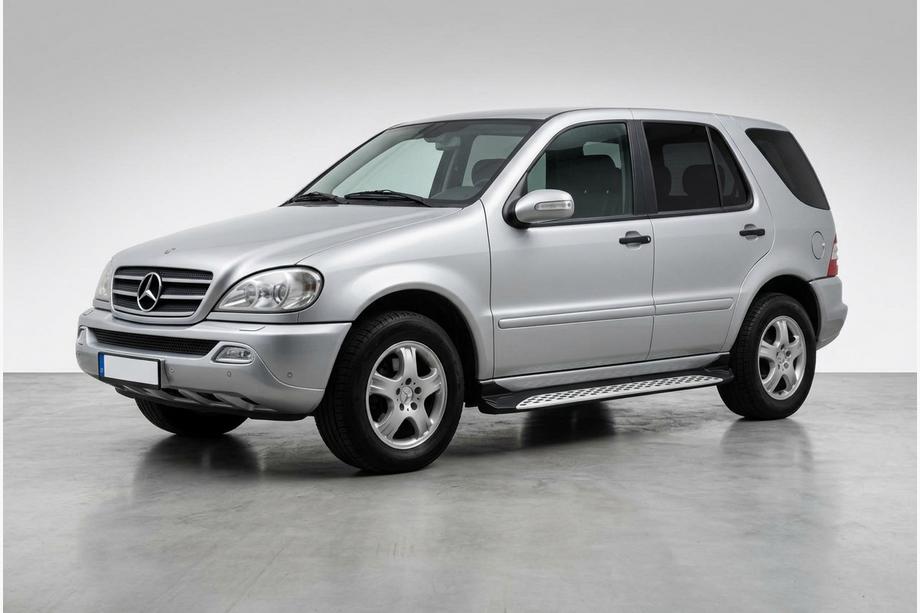 Mercedes ML W163 1997–2005 Sānu sliekšņi Shining V1 (2 gab., alumīnijs) Image