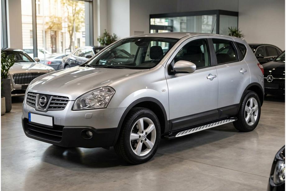 Nissan Qashqai 2007–2010 Sānu sliekšņi Shining V1 (2 gab., alumīnijs) Foto 1
