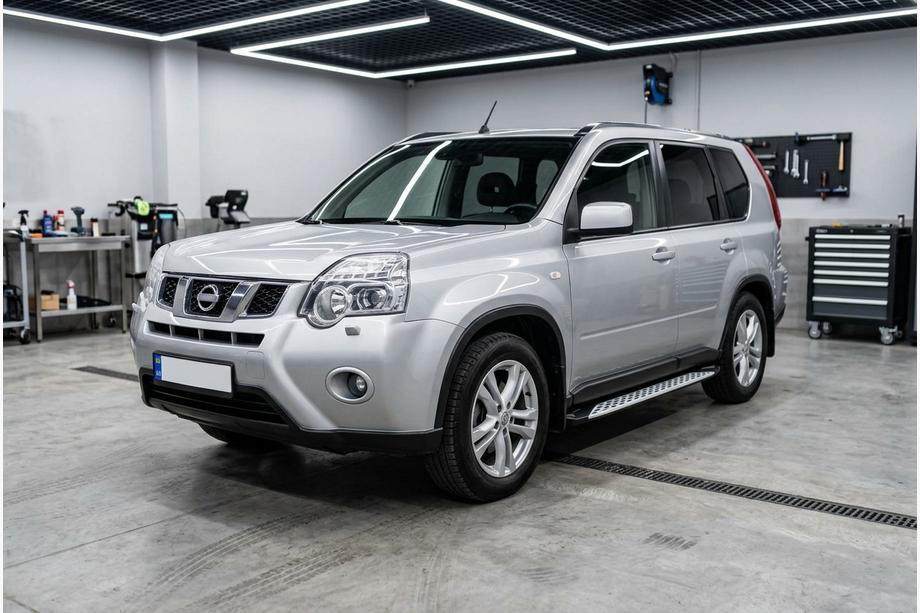 Nissan X-trail T31 2007–2014 Sānu sliekšņi Shining V1 (2 gab., alumīnijs) Foto 1