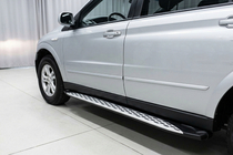 SsangYong Action 2005–2018 Sānu sliekšņi Shining V1 (2 gab., alumīnijs) foto 1