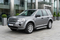 Land Rover Freelander II 2006–2014 Sānu sliekšņi Shining V1 (2 gab., alumīnijs) foto 1