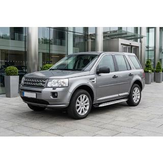 Sānu sliekšņi Shining V1 (2 gab., alumīnijs) Land Rover Freelander II 2006–2014 foto 1