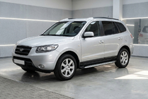 Hyundai Santa Fe 2 2006–2012 Sānu sliekšņi Shining V1 (2 gab., alumīnijs) foto 1