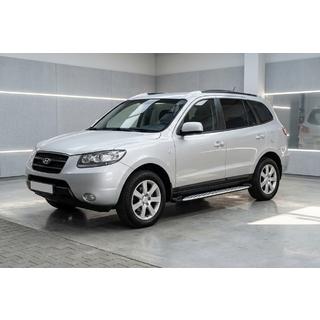 Sānu sliekšņi Shining V1 (2 gab., alumīnijs) Hyundai Santa Fe 2 2006–2012 foto 1